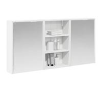 vidaXL Ensemble de Meubles de Salle de Bain 3 pcs 126 x 16 x 62.5 cm, Rangement élégant pour Salle de Bain, Ensemble Modern, étagères murales stylées, Meubles contemporains, Accessoires Luxe