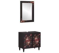 vidaXL Ensemble de Meubles de Salle de Bain Montage mural 2 pcs