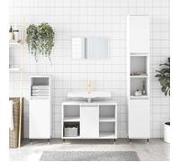 vidaXL Ensemble de meubles salle de bain 3190291 – 3 pièces, bois d'ingénierie, blanc