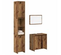 vidaXL Ensemble de meubles salle de bain 3 pcs bois d'ingénierie 3328565