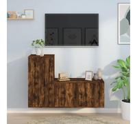 Vidaxl Ensemble de meubles TV 2 pcs - Chêne fumé