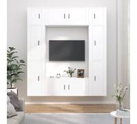 vidaXL Ensemble de meubles TV 8 pcs - Blanc