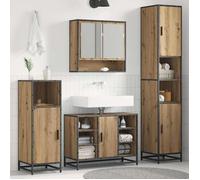 vidaXL Ensemble de mobilier de salle de bain Chêne artisanal 3402318