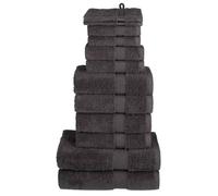 vidaXL Ensemble de Serviettes de Qualité Supérieure 12 pcs, Essuie-mains, Serviettes de Douche, Draps de Bain, Serviettes 137571