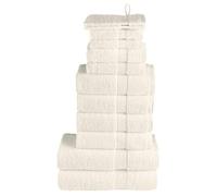 vidaXL Ensemble de Serviettes de Qualité Supérieure 12 pcs, Essuie-mains, Serviettes de Douche, Draps de Bain, Serviettes 137584