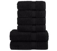 vidaXL Ensemble de Serviettes de Qualité Supérieure 6 pcs, Essuie-mains, Serviettes de Douche, Draps de Bain, Serviettes 137565