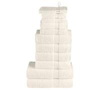 vidaXL Ensemble de serviettes de qualité supérieure SOLUND 12pcs crème