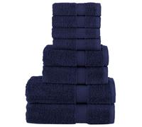 vidaXL Ensemble de serviettes de qualité supérieure SOLUND 8 pcs