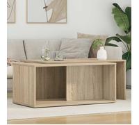 vidaXL Ensemble de tables basses 2 pcs Chêne Sonoma Bois d'ingénierie 8000262
