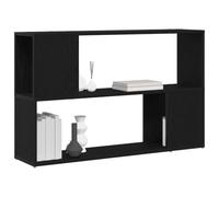 vidaXL Ensemble Meuble TV Noir 100 x 24 x 63 cm Bois d'ingénierie, Rangement pour Salon, Meuble TV rectangulaire, cabane Murale Moderne, unité compacte, mobilier d'intérieur