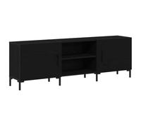 vidaXL Ensemble Meuble TV 150 x 30 x 50 cm Chêne Noir | Énormément d'espace pour ta collection de médias, Looks modernes pour embellir ton espace de vie,