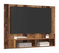 vidaXL Ensemble Meuble TV Montage Mural Bois Ancien 120 x 23,5 x 90 cm, Meuble TV Tendance, Armoire Murale Rustique, Gain de Place, Rangement modulable, déco de Salon