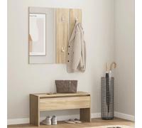 vidaXL Ensemble meubles couloir Chêne Sonoma