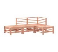 vidaXL Ensemble salon de jardin 4 pièces bois massif douglas