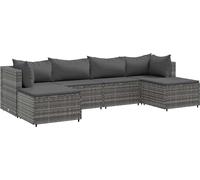VIDAXL Salon de jardin - Gris