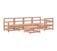 vidaXL Ensemble salon de jardin 6 pièces bois massif douglas