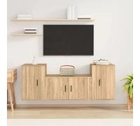 vidaXL Ensemble TV 3 pcs - Chêne sonoma