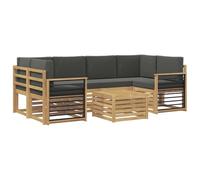 vidaXL Ensembles de canapés Bois d'Acacia Massif, Canapé de Jardin, Ensemble Moderne, mobilier sectionnel Durable pour Patio, Lounge et détente