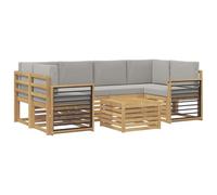 vidaXL Ensembles de canapés Bois d'Acacia Massif, Canapé de Jardin, Ensemble Moderne, mobilier sectionnel Durable pour Patio, Lounge et détente