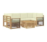 vidaXL Ensembles de canapés Bois d'Acacia Massif, Canapé de Jardin, Ensemble Moderne, mobilier sectionnel Durable pour Patio, Lounge et détente