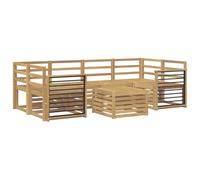 vidaXL Ensembles de canapés Bois d'Acacia Massif, Canapé de Jardin, Ensemble Moderne, mobilier sectionnel Durable pour Patio, Lounge et détente