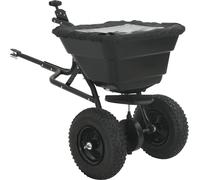 vidaXL Épandeur noir 53 x 108 x 74 cm PVC et acier