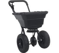 vidaXL Épandeur noir 53 x 81,5 x 78 cm PVC et acier