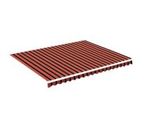Vidaxl Ersatztuch für awning 4,5 x 3,5 m orange und braun