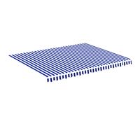 Vidaxl Ersatztuch für awning 4.5x3.5 m blau und weiß