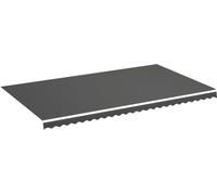 VIDAXL -Ersatztuch für awning 6x3,5 m Anthrazit -gelenkt