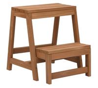 vidaXL Tabouret marchepied pliable en bois massif de sapin