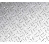 vidaXL Escalier Escalier à angle droit 4 pcs Argent 60 x 50 cm Aluminium