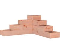 vidaXL Escalier pour plantes 4 marches 80,5x79x36 cm Bois massif Douglas