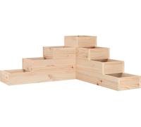 vidaXL Escalier pour plantes 4 marches 80,5x79x36 cm Pin massif