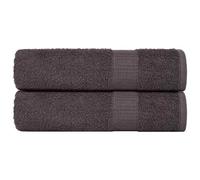 vidaXL Essuie-mains 2 pcs anthracite 50x100 cm 360 g/m² 100% coton
