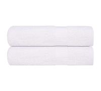 vidaXL Essuie-mains 2 pcs blanc 50x100 cm 360 g/m² 100% coton