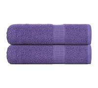 vidaXL Essuie-mains 2 pcs violet 50x100 cm 360 g/m² 100% coton