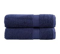 vidaXL Essuie-mains de qualité supérieure SOLUND 2 pcs bleu marine