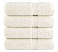 vidaXL Essuie-mains de qualité supérieure SOLUND 4 pcs crème 600 g/m²