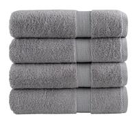 vidaXL Essuie-mains de qualité supérieure SOLUND 4 pcs gris 600 g/m²
