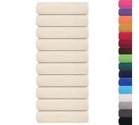 vidaXL Essuie-Mains FROGN 10 pcs crème 50x100 cm 360 g/m² 100% Coton, essuie-Mains, Serviette de Bain, Ensemble de Serviettes de Bain, Serviette