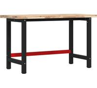 vidaXL Établi 140x60x83 cm Bois massif Acacia Rectangulaire