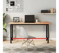 vidaXL Établi 150x55x81,5 cm bois massif hêtre et métal