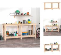 vidaXL Etabli 180x50x80 cm pin massif - Etablis