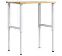 vidaXL Établi 80x60x(71,5-98) cm Chêne massif