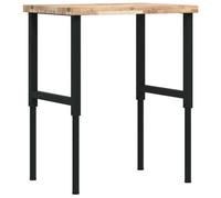 vidaXL Établi 80x60x(73-99,5) cm Bois massif Acacia Rectangulaire