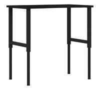 vidaXL Établi brun foncé 100x60x(71,5-98) cm Chêne massif