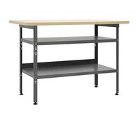 vidaXL Établi 145344 Gris 120×60×85 cm Acier