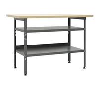 vidaXL Établi Gris 120×60×85 cm Acier