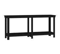 vidaXL Établi noir 180x50x80 cm pin massif